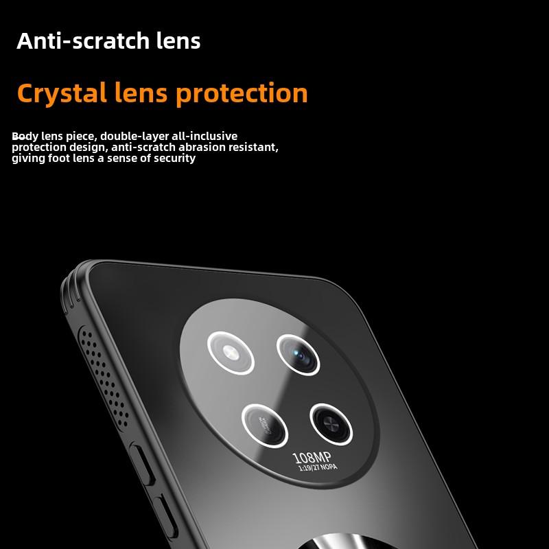 Shockproof Magnetic Phone Case with Heat Dissipation and Breathable Design, Huawei Honor X60, New Arrival