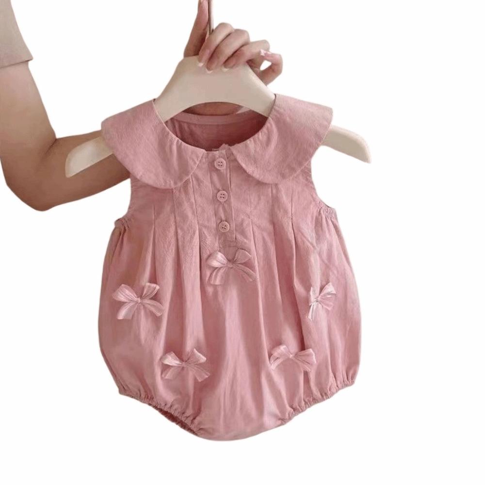Shorts Climb Bow Baby Jumpsuit Infant Romper Bow Baby Bodysuit Cute Bow Baby Romper  Baby Girl