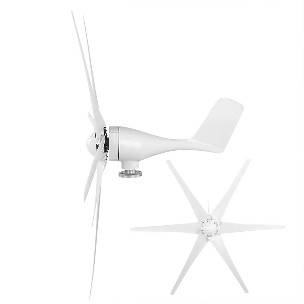 Professional Wind Turbines Small Windmill Generator 6 Blade Industrial Machinery Machine 800W
