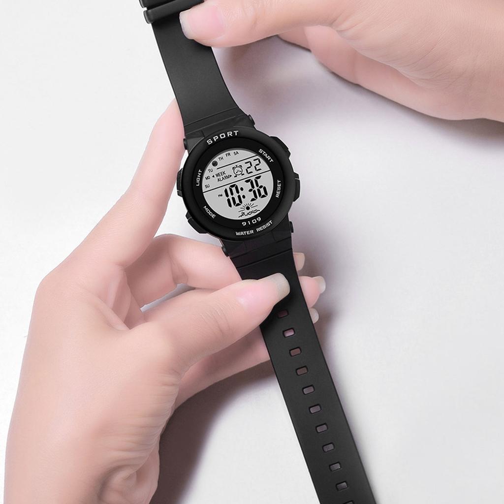 Fashionable Digital Watch Luminous Lights Waterproof Electronic Watches for Children