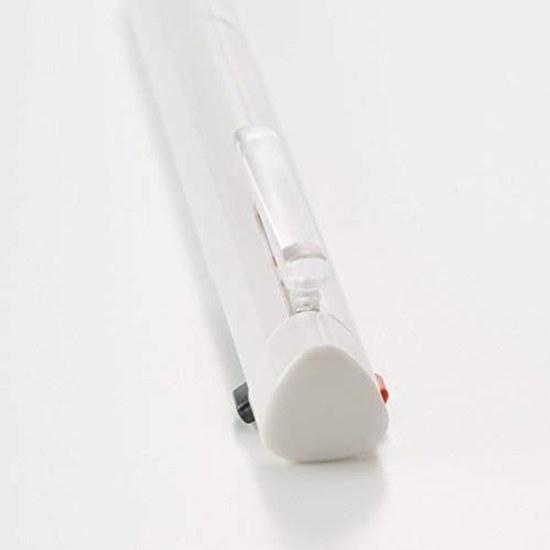 Muji Triangle Two-Color Ballpoint PenMechanical Pencil Body White Ink Black/Red 0.7mm Sharp 0.5mm Oil-Based