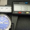 JAPAN 7009A VINTAGE SEIKO 5 AUTOMATIC MENS BLUE COLOR DIAL WATCH A701374-5