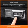 -Car Electric Tailgate Reminder Sticker Trunk Switch Decorative Cover For BMW M M3 M5 G42 G30 G20 E39 E36 E46 E90 F40 F30 F01 F0