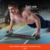 Faltbares Multifunktions-Liegestützbrett für Brust- und Bauchmuskeltraining mit Zähler