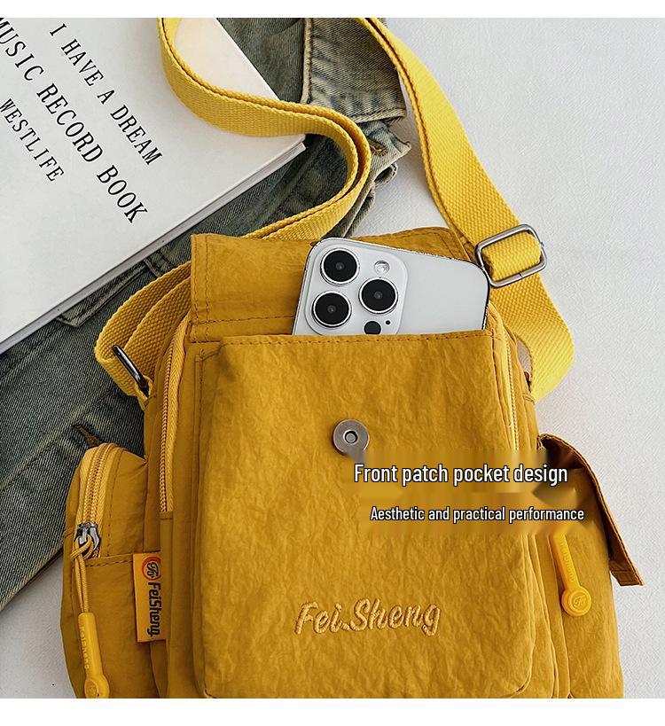 Borsa a tracolla unisex impermeabile multi-tasche - Borsa a spalla di grande capacità per sport, outdoor e uso fotografico