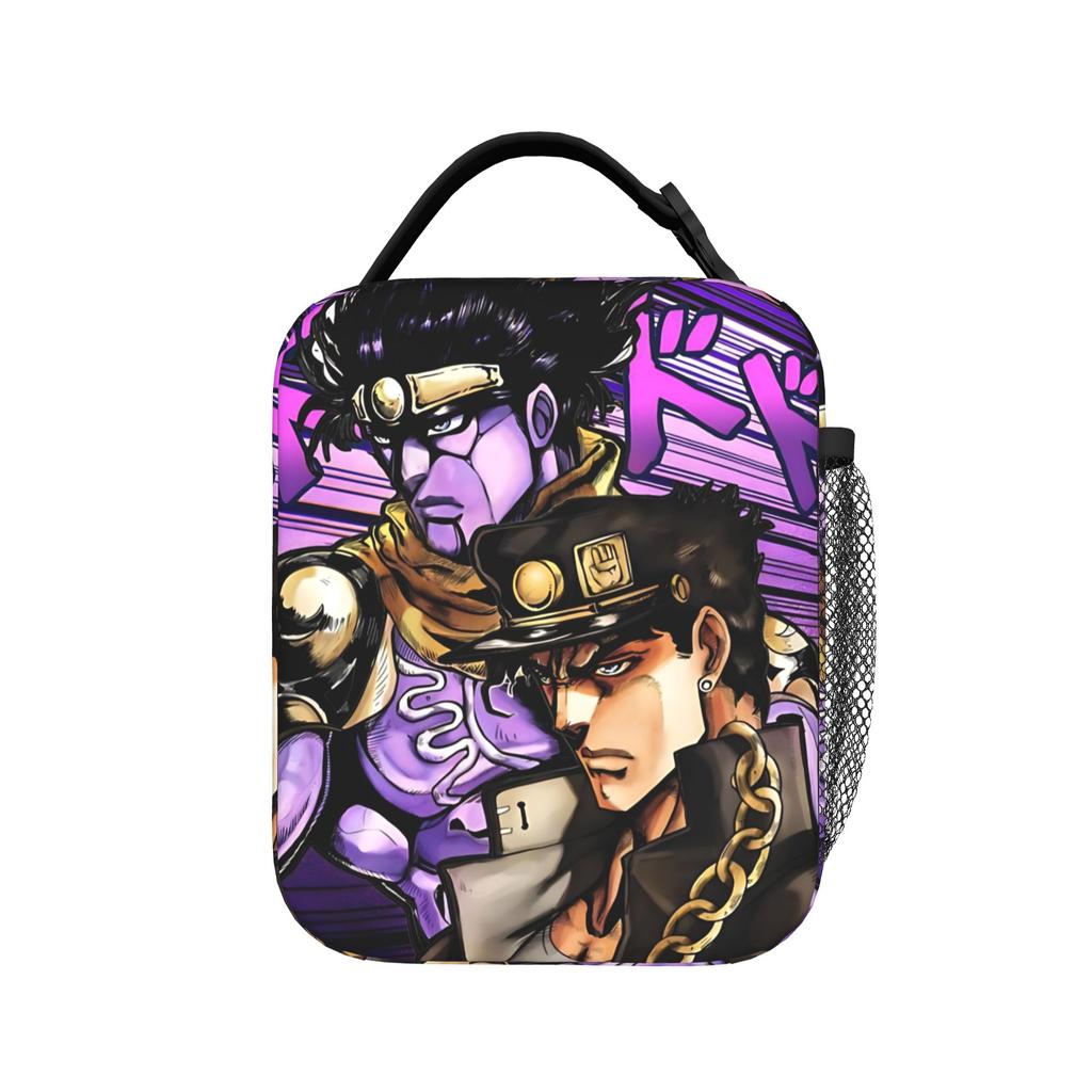 Japanese Anime Heat-keeping Meal Tote Compact Jujutsus Kaisens Anime Lunch Container Thermal Bag Tote Lunch Box Food Keeping Bags