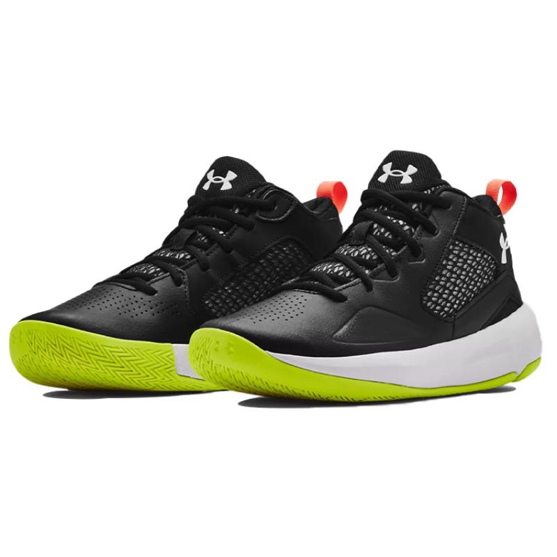 Under Armour Lockdown 5 Black/Green Sneakers 3023949-002