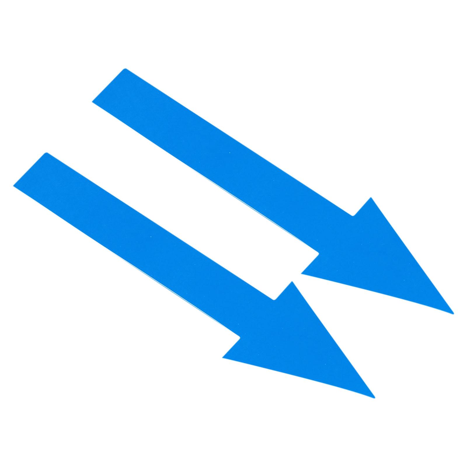 

Наклейка-стрелка 6 x2 , 12 штук, ПВХ, съемная, самоклеящаяся, водонепроницаемая напольная наклейка, настенная маркировка, знак стрелки для дорожных указаний синий