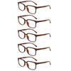 TUREZING Rectangular Anti-Blue Light Reading Glasses for Men And Women Universal Comfortable HD Decorative Prescription Eyewear