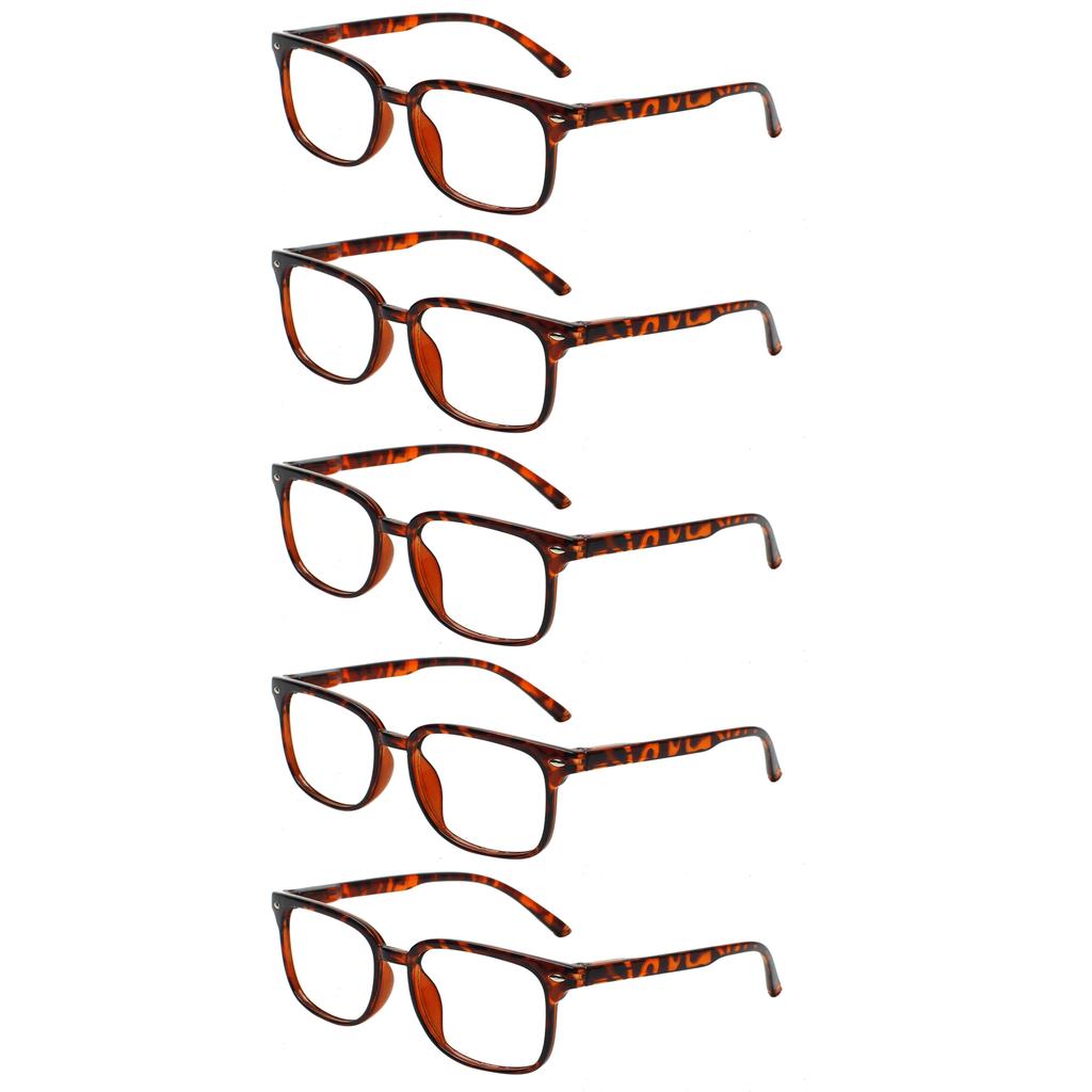 TUREZING Rectangular Anti-Blue Light Reading Glasses for Men And Women Universal Comfortable HD Decorative Prescription Eyewear