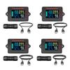 Coulomb Counter Meter 8-120V 50A Battery Monitors Coulometer Voltmeter Ammeter Battery Capacity Tester Precise Detection