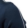 New Autumn And Winter Men'S Stand Up Collar Zipper Long Sleeved Sweatshirt Versatile Sports Contrasting Color Casual Cardigan