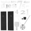 Frameless DIY Wall Clock Modern Mirror Wall Sticker for Home Living Room Bedroom Decor