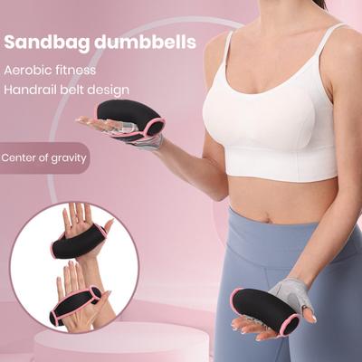 2Pcs Hand Weights with Strap Reusable Physical Therapy Running Jogging Training Sandbag Dumbbell