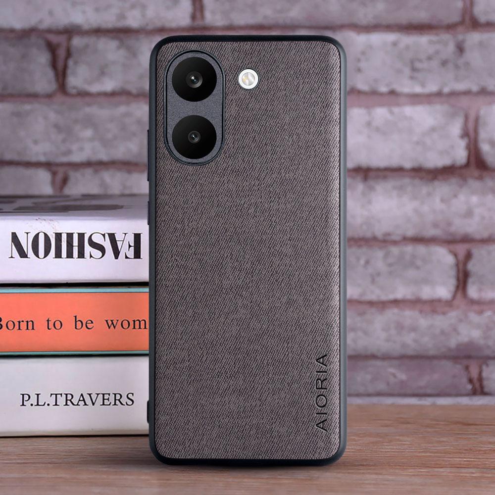 Case for Xiaomi Poco X8 Pro Max Textile Leather Fashion Soft TPU Hard PC 3 In1 Material for Poco X8 Pro Case Funda Coqua