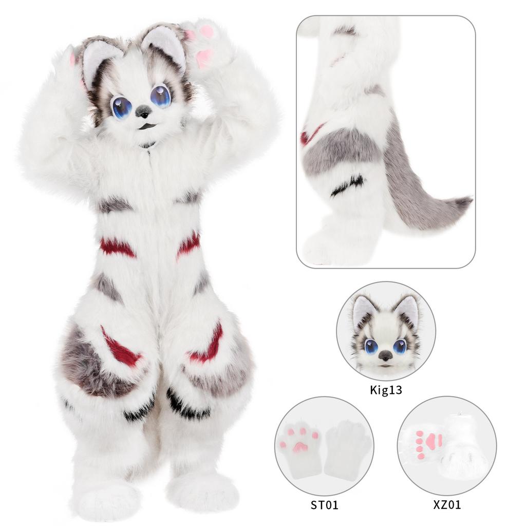 Fursuit Finished Dog Suit Fursuit Suit Comic Exhibition COSPLAY Costume Furui Wearable