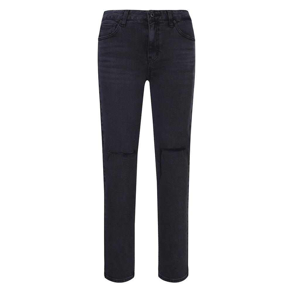 BUCKAROO Women'S Slim Straight Black Denim
