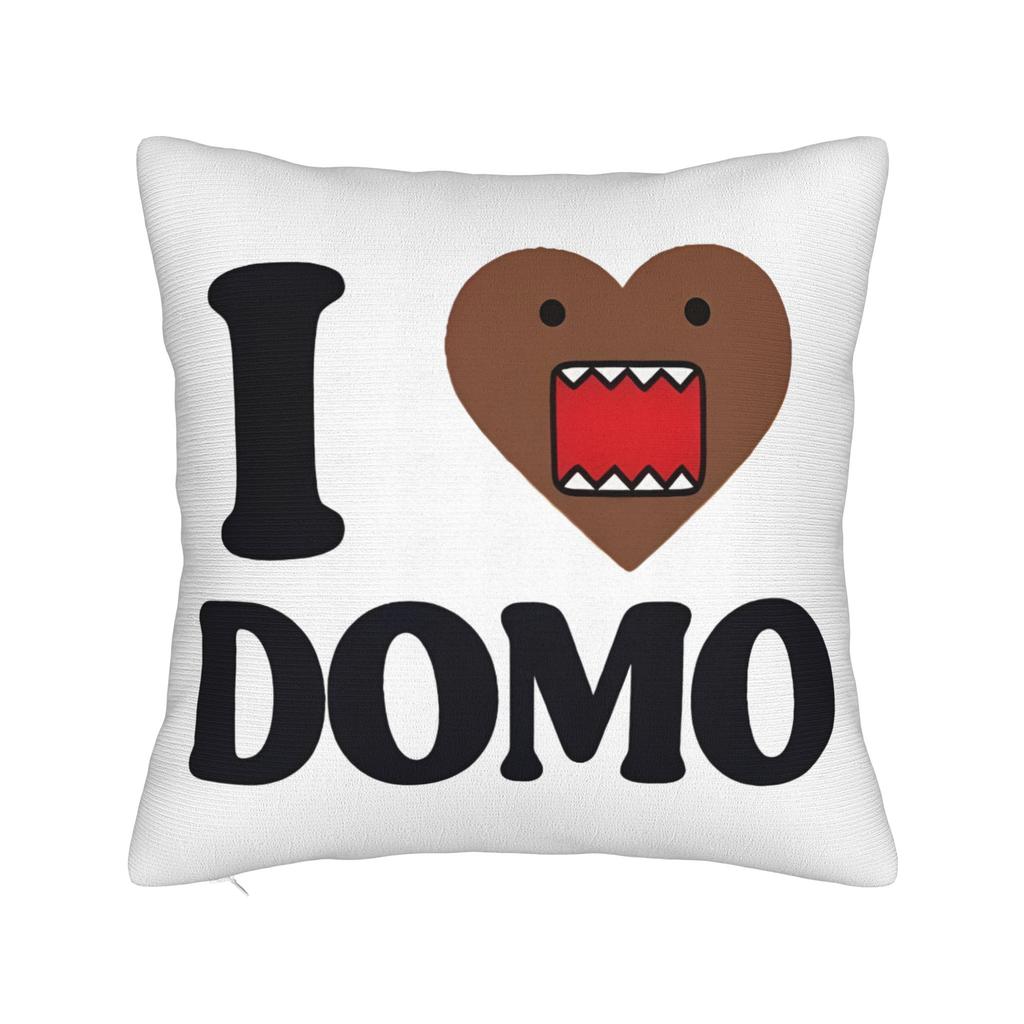 Domo Kun DJ Domo Pillowcase Polyester Cushion Cover Decorative  Pillow Case Cover Home Dropshipping 18'