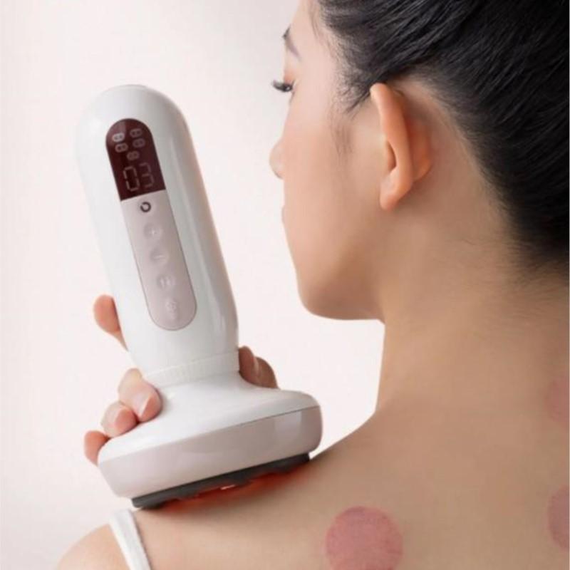 Intelligent Bianstone Cupping Device Negative Pressure Suction Cups Body Skin Care Dredging Meridian Back Gua Sha Massage Tool