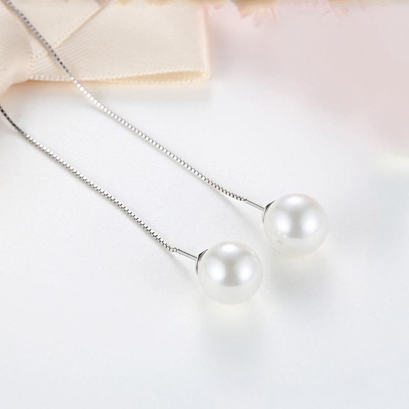 Korean Star Pearl Geometric Ear Cuffs - Slimming Fashion Earrings
