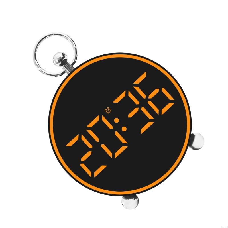 62KD 4.4" LED Display Table Clock Contemporary Digital Alarm Clock Colorful Screen