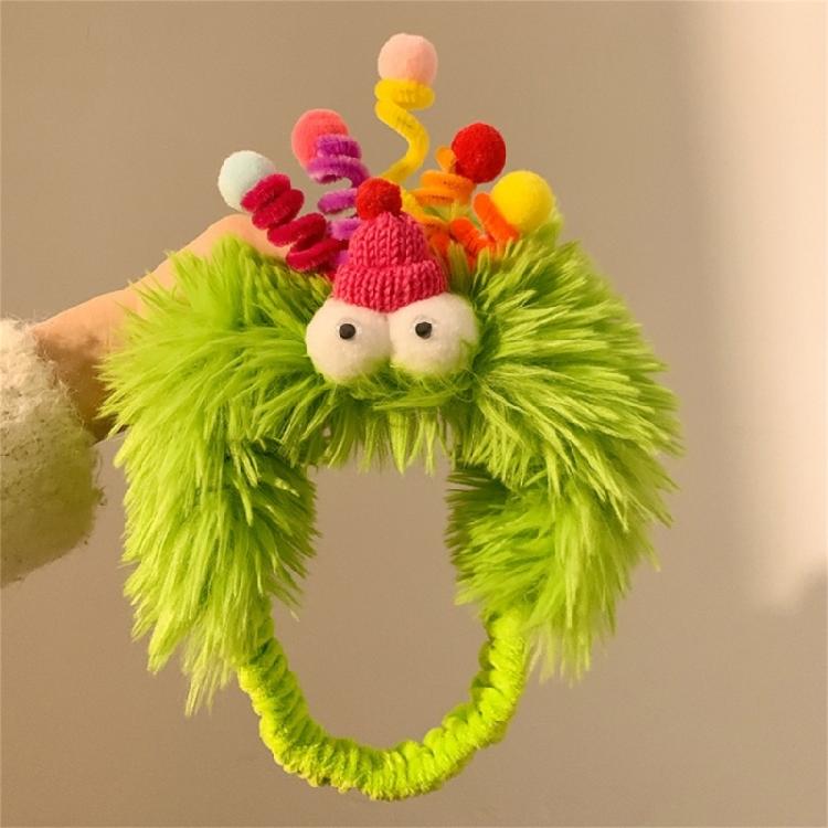 Girls Colorful Spring Hair Bands Cartoon Clown for Photo Studios Photo Props