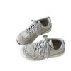 Hong Kong style retro leather sneakers, new niche board shoes in autumn, casual moral training shoes ins tide