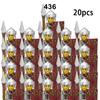 Set militari medievali Action figure Blocchi da costruzione Mattoni Cavaliere romano Soldato spartano Elmo Spada ArmiGiocattoli per bambini