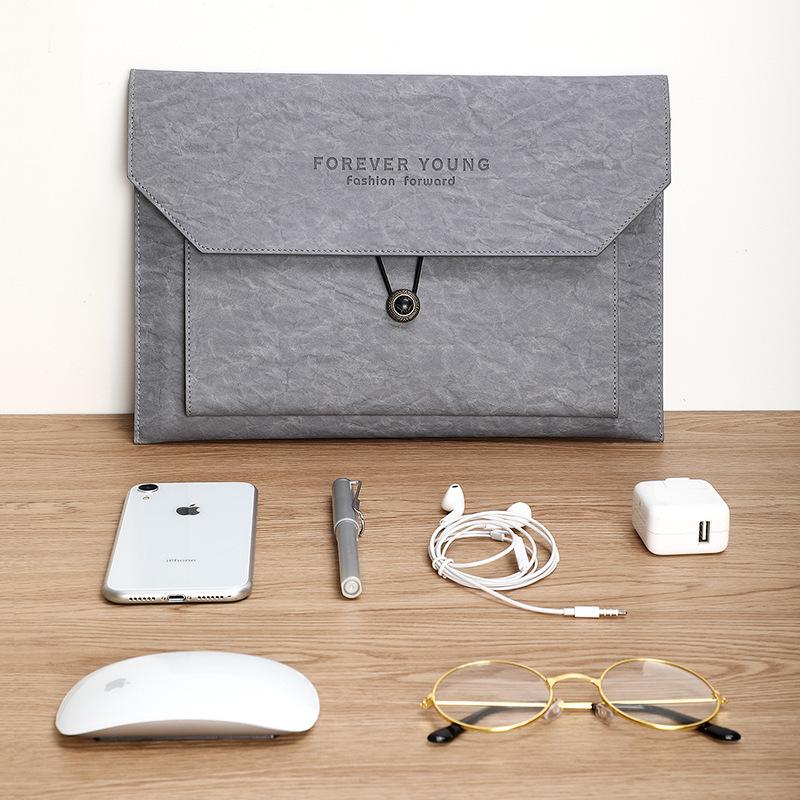 Waterproof Leather A4 Document File & Storage Bag