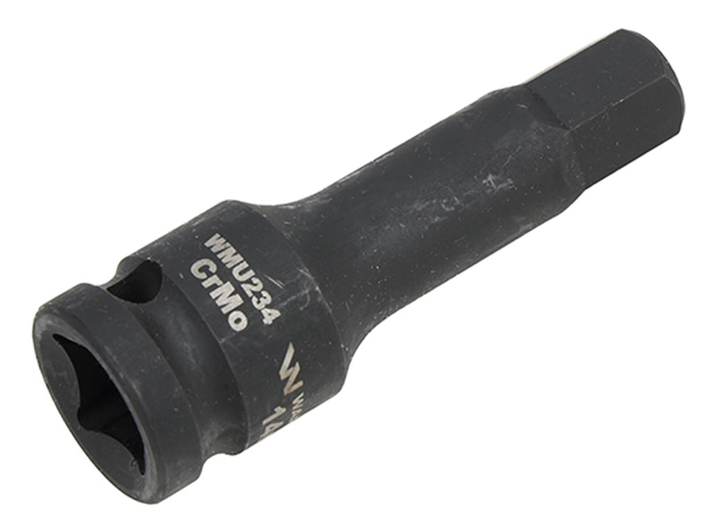 1/2" impact socket, 14mm hex H14, CrMo steel, Waryński