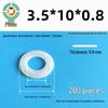 Thickened Nylon Plastic Flat Washer: Hard Plastic Gasket M2-M16