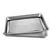 PYTHONIC 304 Stainless Steel Commercial Perforated Multi-Compartment Steaming Tray