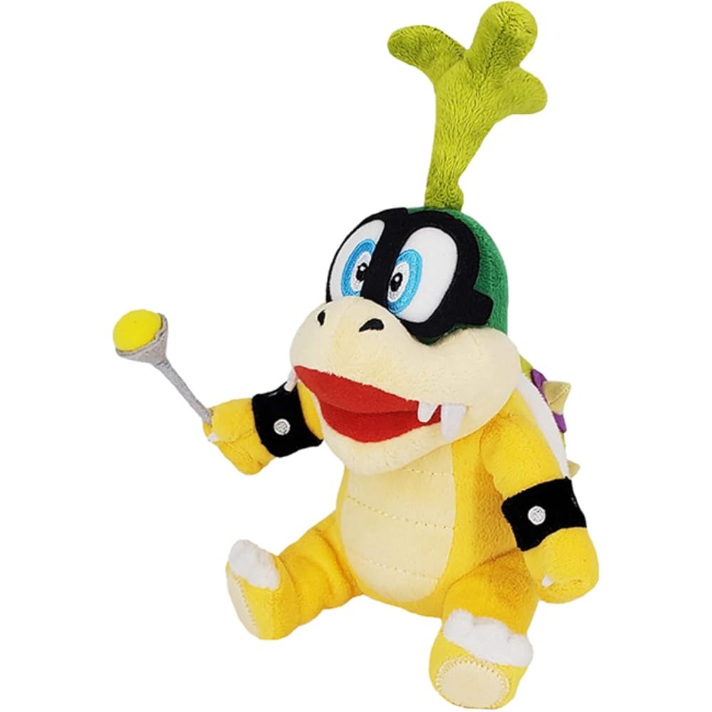 San-ei Super Mario All Star Collection Iggy Plush Toy 17x14x22cm