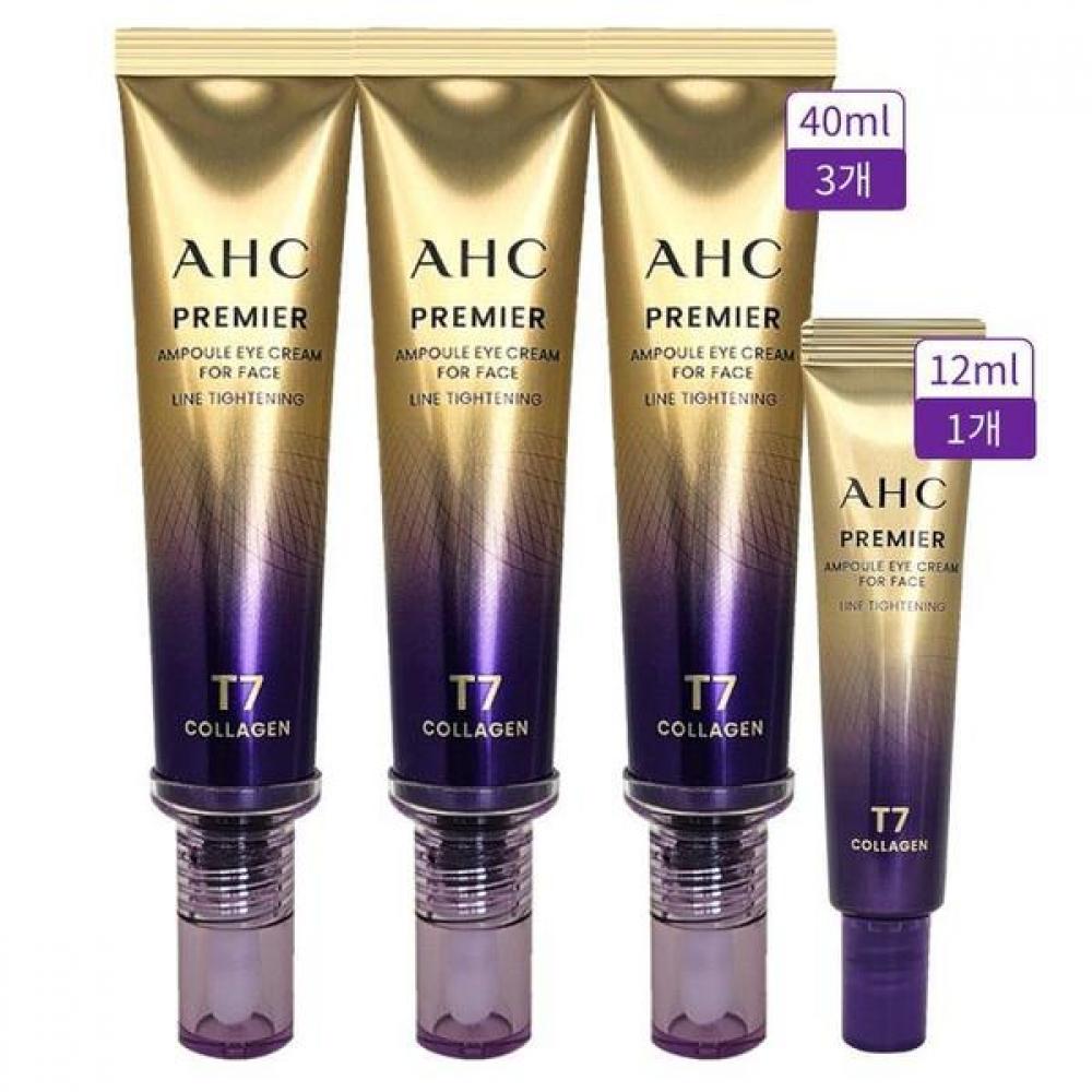 Ahc Crème Yeux Lissage des Rides T7 40ml 3pcs + 12ml 1pc