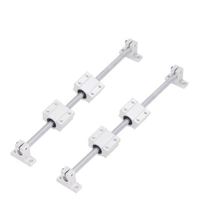 Linear Rail Slide Linear Rail Guide Linear Motion Slide Rail with 4Pcs Slide Block for Machinery