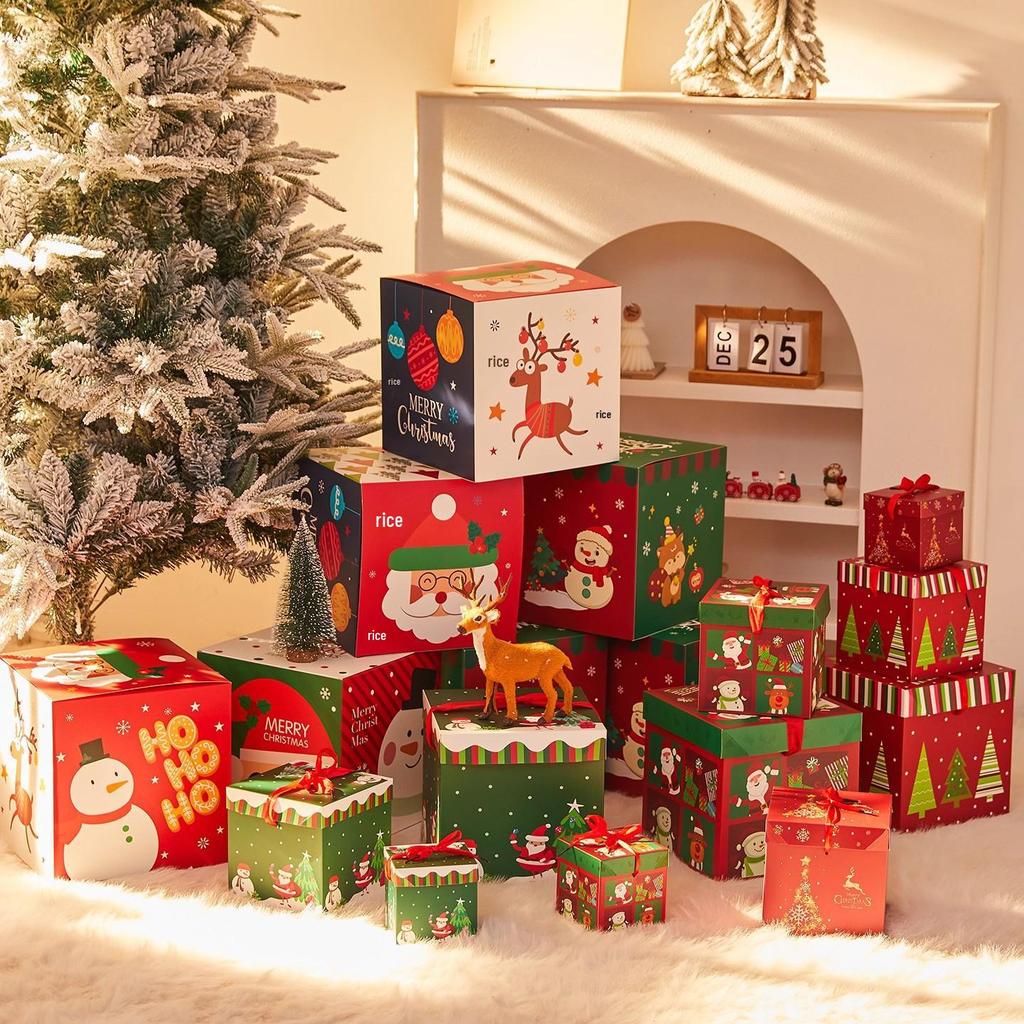 Christmas Candy Ornament Gift Box - Folding Paper Packaging