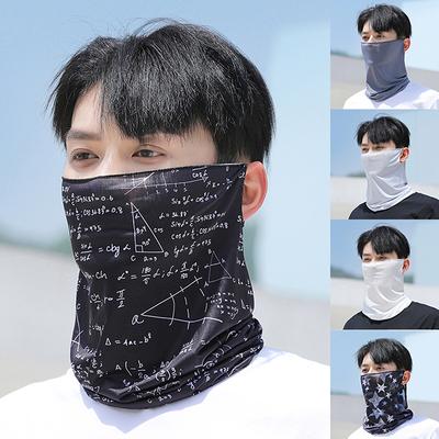 Punk Sunscreen Mask For Men Women Summer Face Neck Uv Protection Ear Scarf Hip Hop Outdoor Sports Cycling Bandana Scarfs