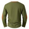 Men's Casual Long-sleeved Sports Shirt With Stand-up Collar And -textured Base Layer Shirt
