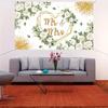 1Pcs Mr And Mrs Wedding White Floral Background Decoration Background Wedding Backdrop Decorations For Photo Studio Booth Party