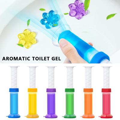 Flower Aromatic Toilet Gel Toilet Deodorant Cleaner Toilet Fragrance Remove Odors Leave No Traces 11 Flowers Home Cleaning Tools