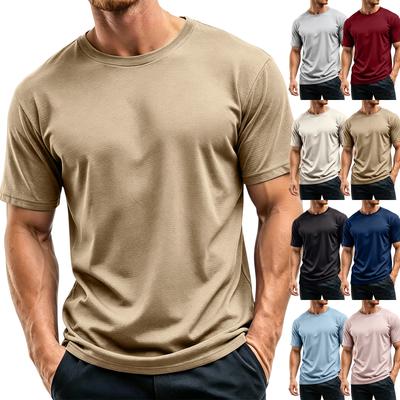 Men’s Short Sleeve Crew Neck T-Shirt Classic Fit Soft Breathable Lightweight Basic Tee for Everyday Wear