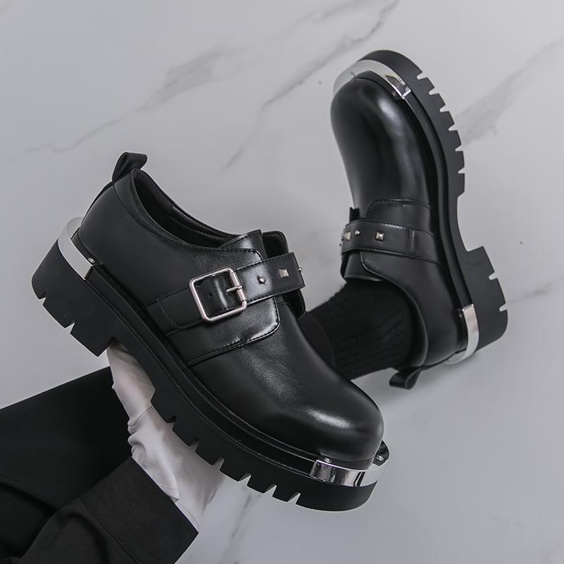 

Дизайнерские Новые Черные Коричневые Увеличивающие Рост Патентная Кожа Повседневная Обувь Мужская Обувь Лоферы с Ремешком Монк Формальная Свадебная Платье для Выпускного 38 чёрный