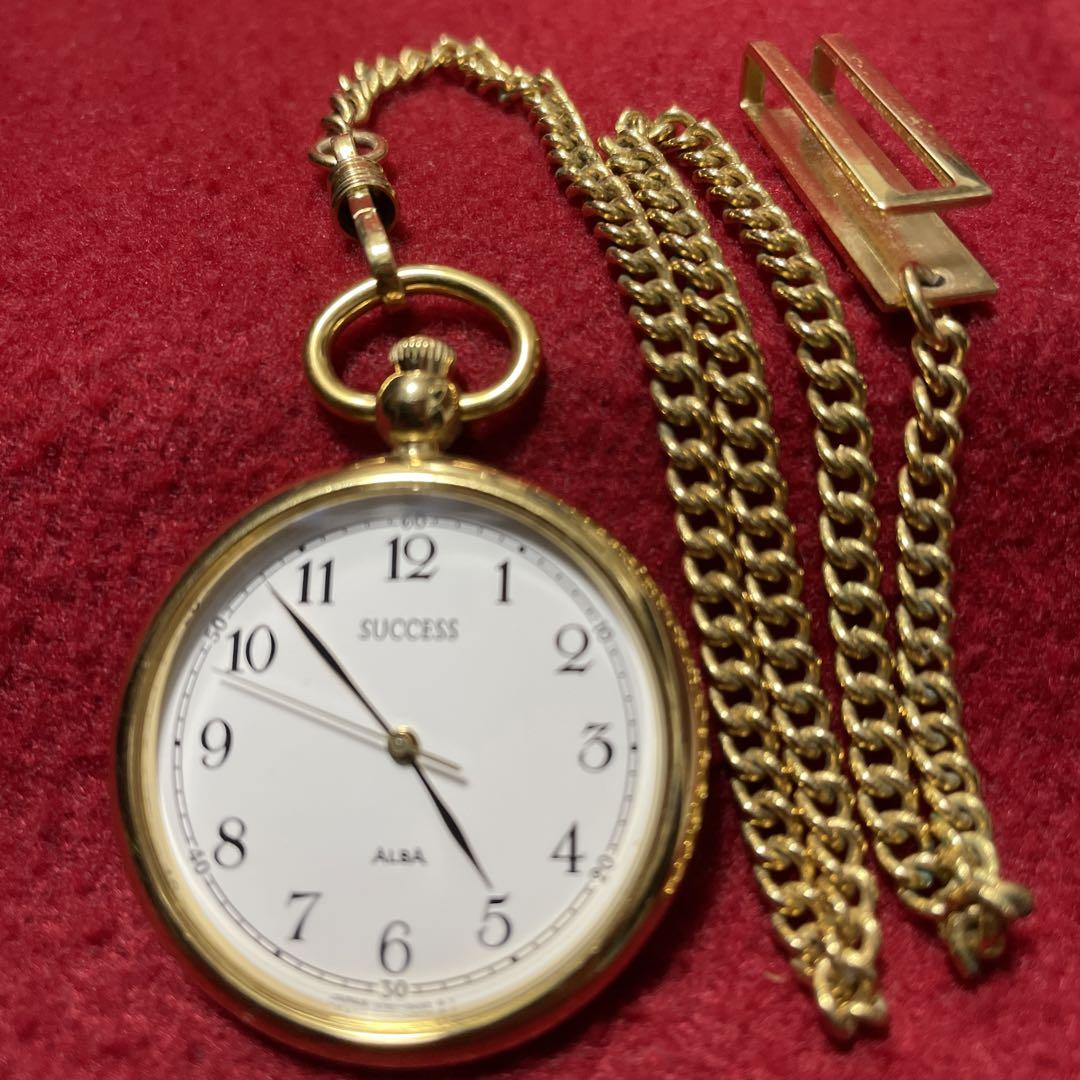 

[Б/У] Карманные часы Seiko alba success, батарейка заменена, рабочее состояние подтверждено