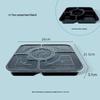 Disposable Multi-Compartment Food Containers