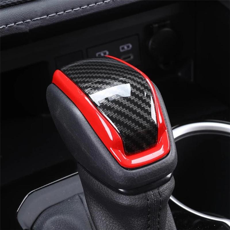 For Toyota RAV4      ABS Chrome Car Gear Shift Head Knob Frame Cover Trims Sticker Car Styling Accessories