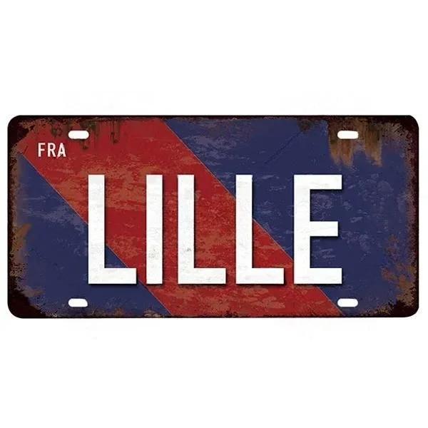 

Винтажная табличка с изображением города Франция ПАРИЖ/ЛИОН/МАРСЕЛЬ Флаг Плакат Металлическая табличка Алюминиевая вывеска Мужская пещера Гараж Клуб Бар Кафе Настенный декор 30x15cm