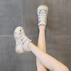 Internet Celebrity Women's Shoes Bag-toe Sandals Women's Summer New Style Sponge Cake Thick-soled Shoes