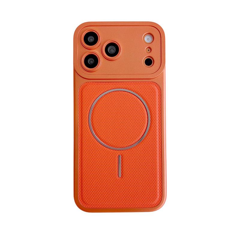Premium Triangle Pattern Magnetic Anti-Fall Case for iPhone 14/13 & Apple 17/16/15 Pro Max