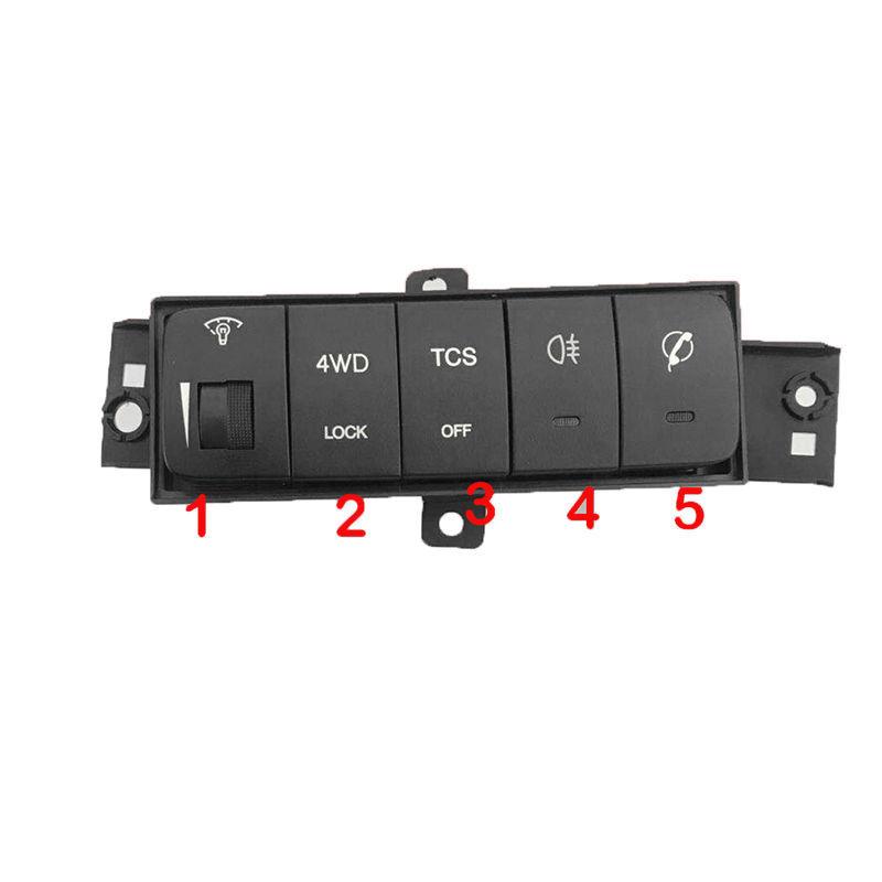 FOR Hyundai Tucson JM 04-09 RHEOSTAT ASSY ILLUM CONTROL 4WD switch phone SWITCH ASSY RR FOG LAMP 3