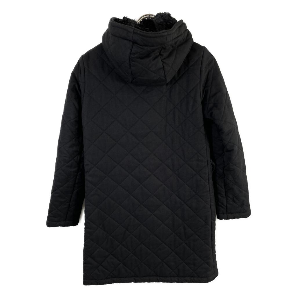 MACKINTOSH Black wool fur quilted jacket coat 34 blackUsed